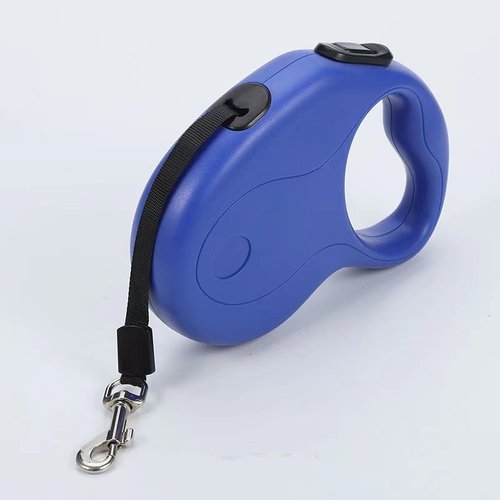 宠物狗狗防冲爆纯色自动牵引绳外出专用比熊泰迪博美中小型犬通用