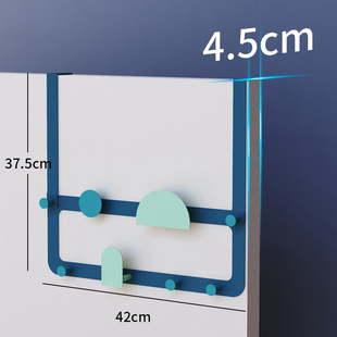 门后挂钩挂衣架加长加宽卧室门上免打孔无痕门背式衣服挂架衣帽钩