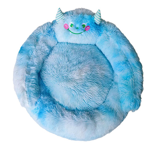 小怪兽牀 加厚保暖长毛绒猫窝 四季通用秋冬季保暖猫咪沙发牀别墅