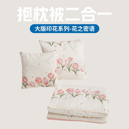 2024新款抱枕被子两用汽车上靠枕二合一办公室午睡枕头空调春夏被