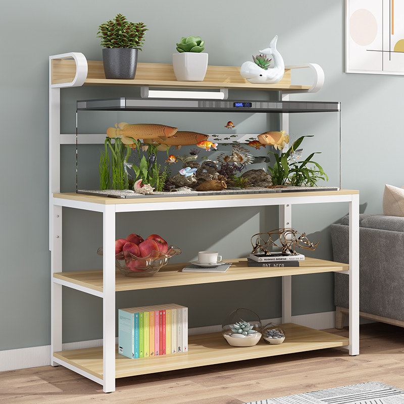 鱼缸架子底座底柜鱼缸架子金属底架承重柜客厅鱼缸桌子小型鱼缸架