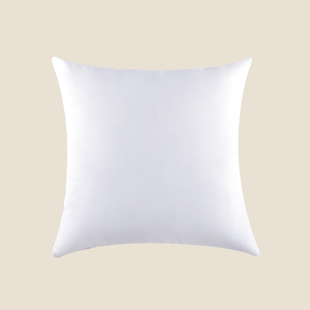 NEWC饱满高弹不变形本白棉45枕芯55靠枕芯抱枕芯30腰枕芯