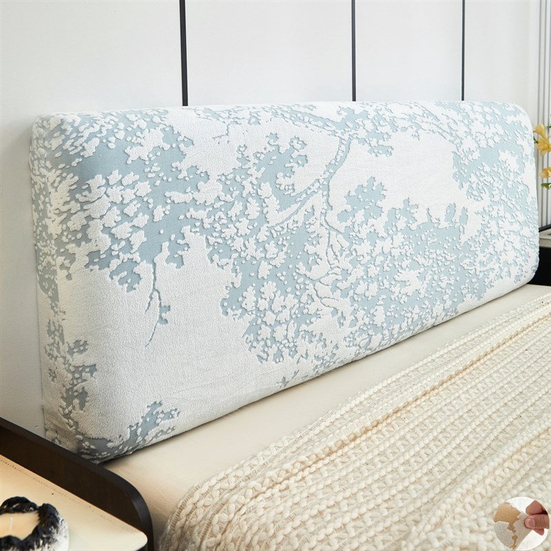 2024高端弹力万能通用木床头套罩保护遮丑神器皮软包靠背盖布艺巾