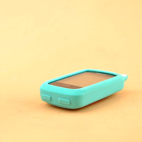 自行车码表保护套 迈金C406码表防摔防尘套 卡通猫耳朵送屏幕贴膜