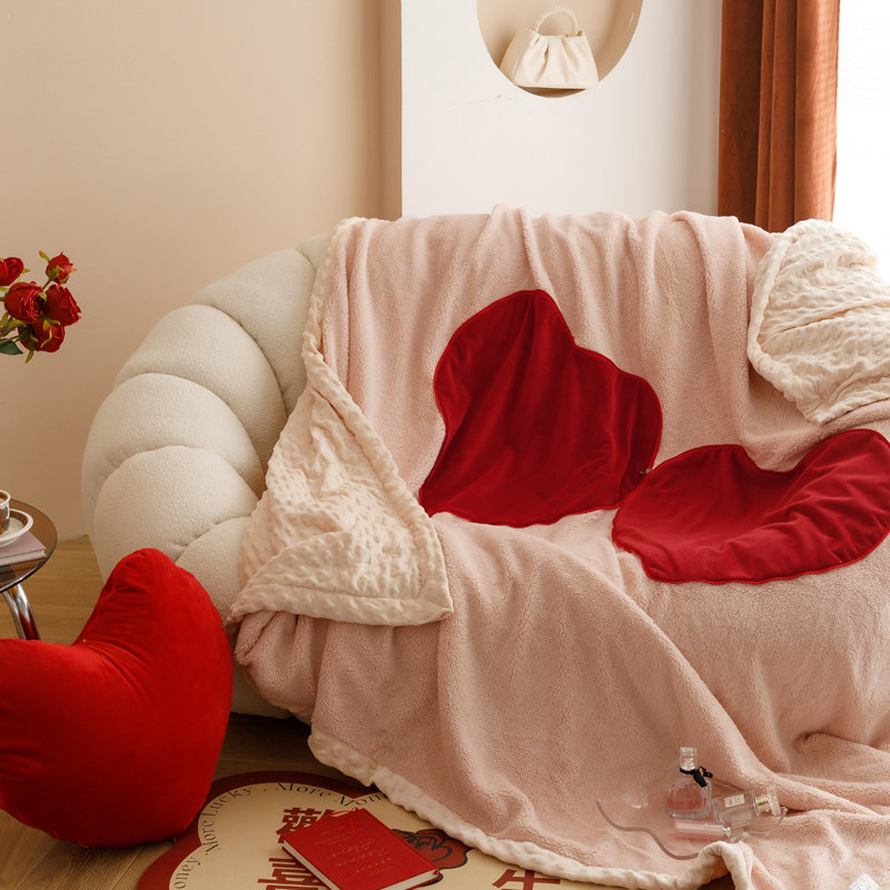 办公室午睡抱枕毯子二合一抱枕被子加厚婚庆抱枕沙发客厅冬季毛毯,居家布艺,抱枕被,淘宝优惠券,粉丝福利购,淘宝优惠卷