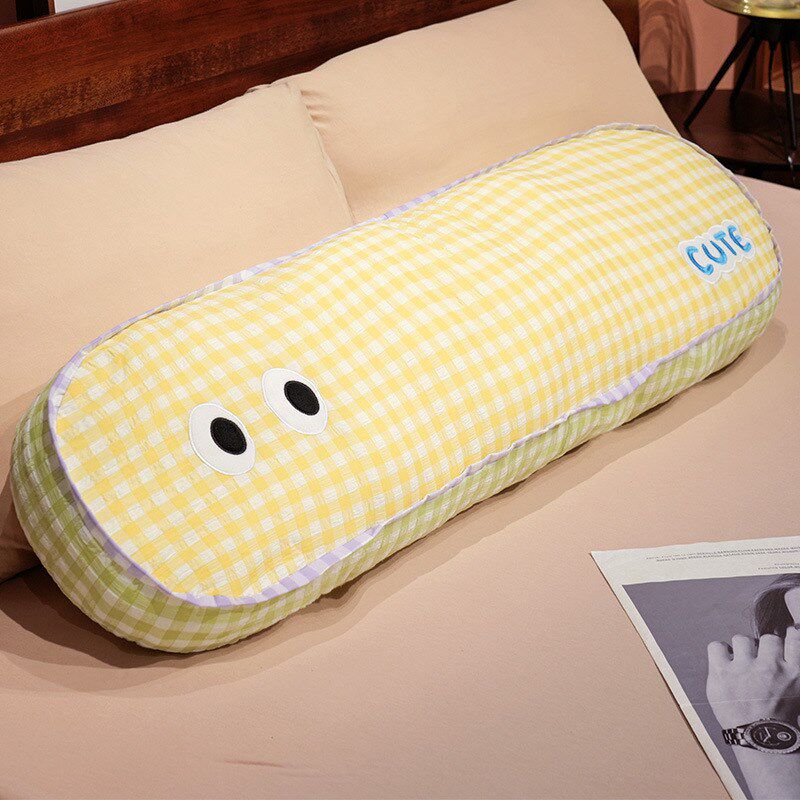 多巴胺睡觉夹腿抱枕宿舍床头软包靠枕侧睡长枕头床边长条枕可机洗