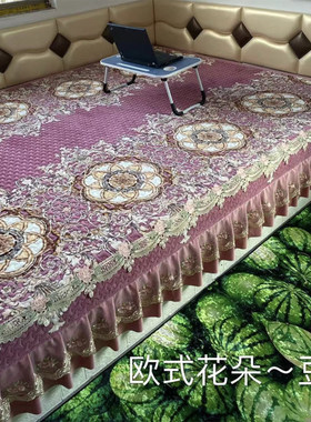 大炕垫榻榻米罩农村东北土炕裙4m电热炕耐热床单3米炕毯防滑结婚