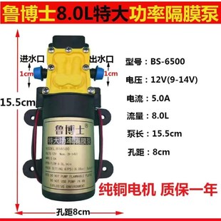 12伏电动车载抽油机自己换机油神器抽机油泵隔膜泵压力泵自吸水泵