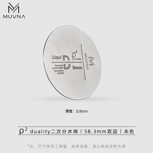 咖啡机手柄粉碗二次分水网51/53/58mm烧结片316不锈钢过滤网