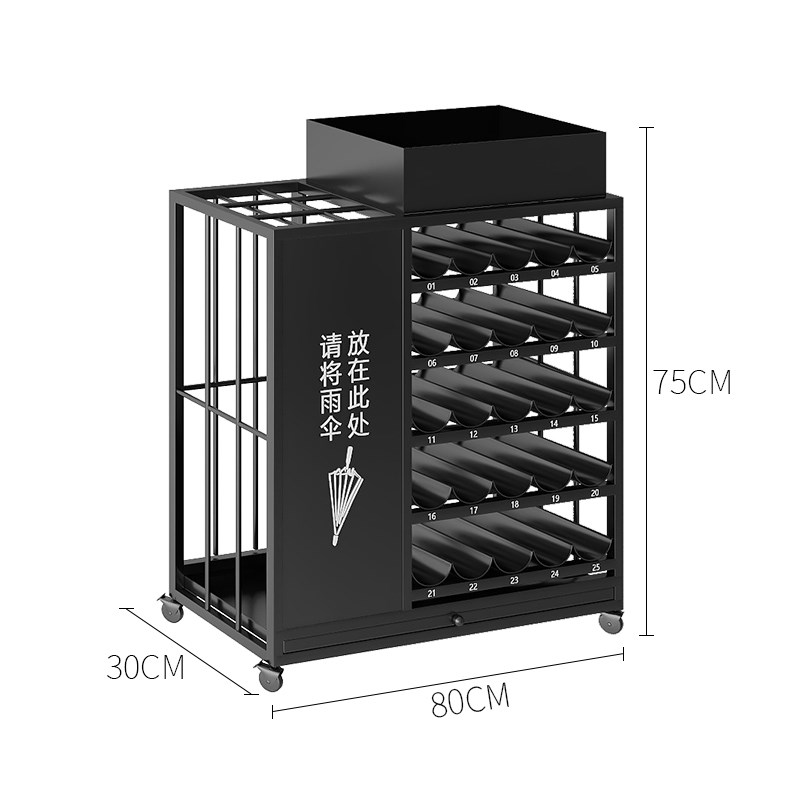 雨伞架商用学校教室公司门口雨伞沥水存放置架大容量雨具收纳架子