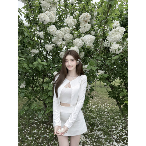若语定制 白女轻氧感 纯欲气质简约修身显瘦a1o蕾丝拼接莱赛尔套