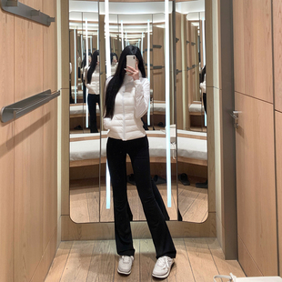 双版 高腰升温面膜裤 本 加绒显瘦喇叭裤 女 1u1u小脚瑜伽裤 若语定制