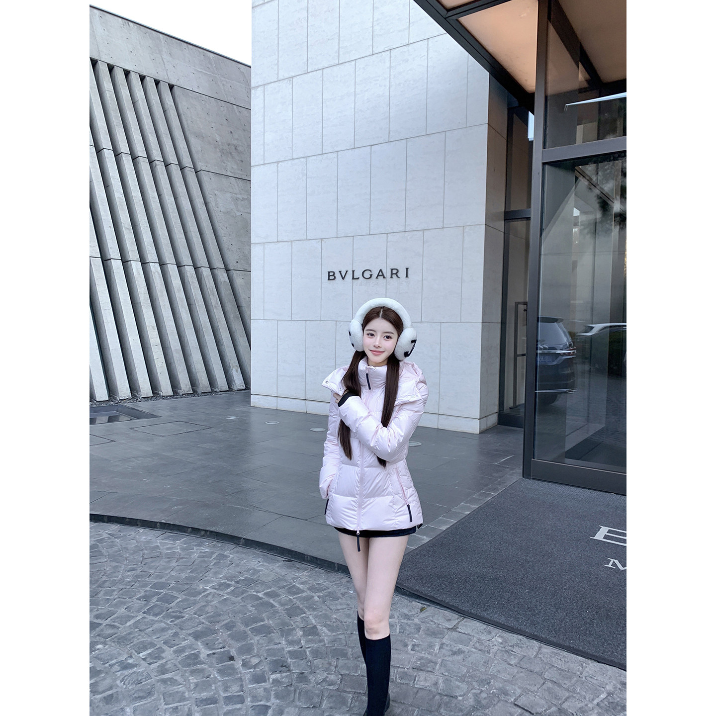 若语定制 滑雪季 Ari*zia90白鸭绒羽绒服冬季短款保暖羽绒服外套