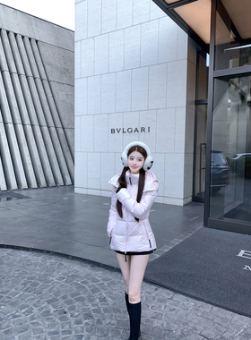 若语定制 滑雪季 Ari*zia90白鸭绒羽绒服冬季短款保暖羽绒服外套