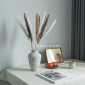 店民宿装 天然干花花束小清新森系复古酒店软装 搭配服装 饰蒲苇芦苇