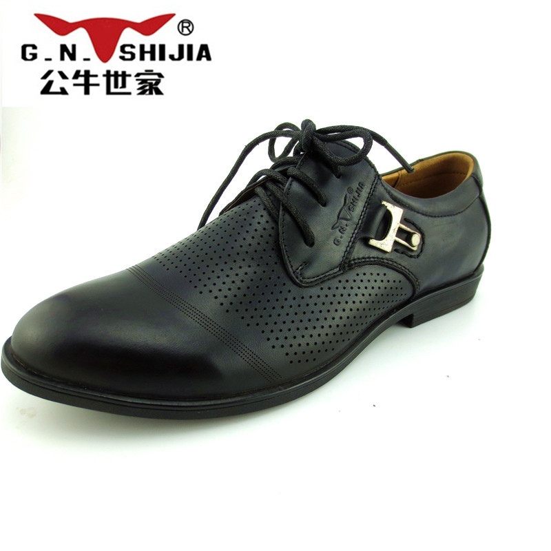 G.N.Shi Jia/¹«Å£ÊÀ¼ÒÏļ¾´ò¿×ÄдóÂëÁ¹Ð¬44ÂëºÚÉ«Í¸ÆøÄÐÁ¹Ð¬