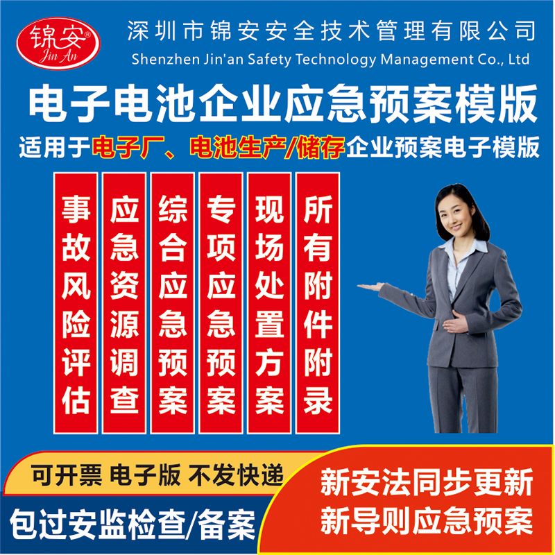 电子电池生产储存精密制造企业应急预案编制模板专项现场处置方案