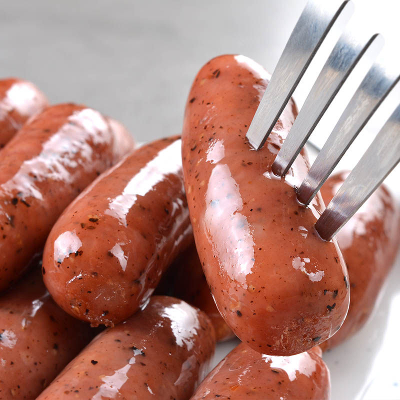 台湾小吃 黑椒肠一口肠 短热狗肠 西餐肠 火锅烧烤肠250g安可肠