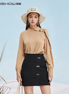 NOWSHOW朗香设计感套头衬衫211037