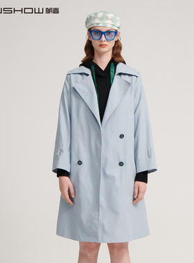 NOWSHOW朗香气质收腰长款风衣213132