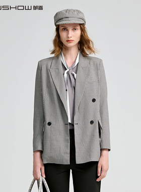 NOWSHOW朗香千鸟格西装外套213102