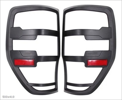 适用于12-16款福特RANGER后灯罩尾灯框哑黑外饰件改装尾灯罩T6