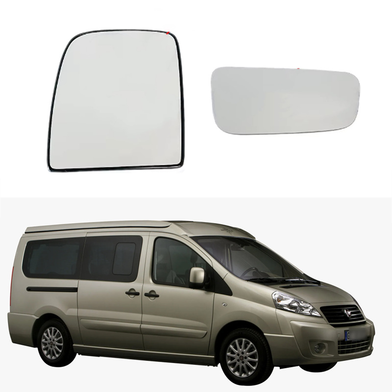 适用于07-15款Fiat Scudo汽车加热倒车镜反光镜后视镜片