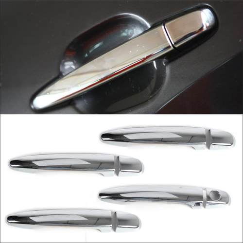 适用于04-20款丰田Spade Porte拉手碳纤纹车门把手门碗贴亮黑改装