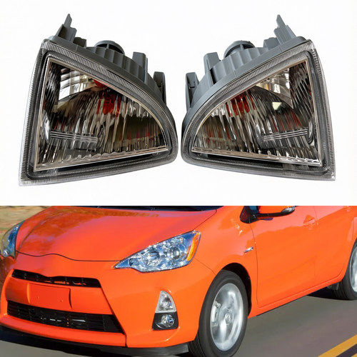 适用于12-14款丰田普锐斯PRIUS C 美版汽车前保险杠雾灯配件