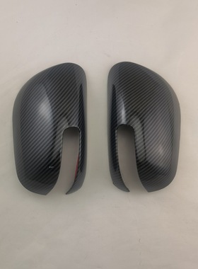 适用于06-12款丰田AURIS镜盖后视镜外壳倒车镜框碳纤纹装饰用品