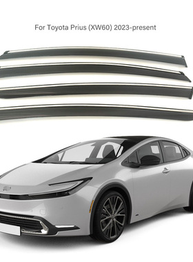 适用于丰田普锐斯Prius晴雨挡注塑车窗雨眉XW50 XW60加厚雨挡跨境