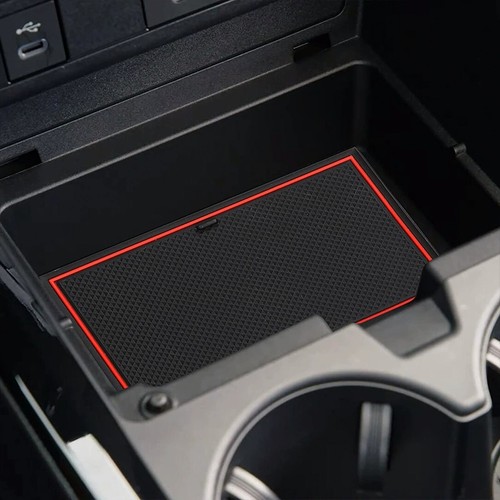 适用于23款丰田普锐斯PRIUS 60系门槽垫中央水杯槽防尘防滑内饰