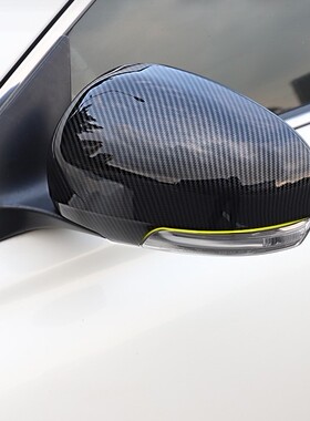 适用于塞恩Scion TC iM IQ XA XB XD倒车镜盖碳纤纹后视镜罩装饰