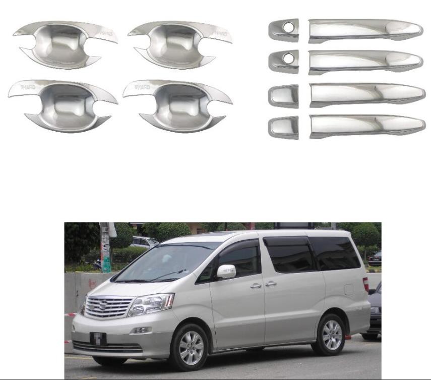 埃尔法alphard02-14拉手电镀铬