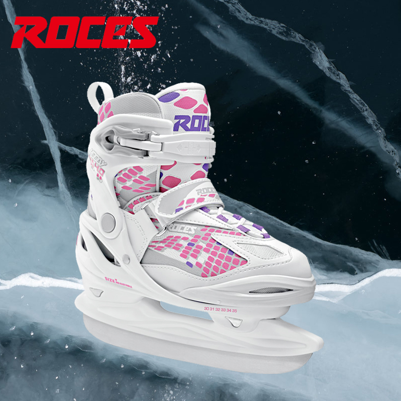 ROCES乐喜士6码可调冰球鞋溜冰鞋