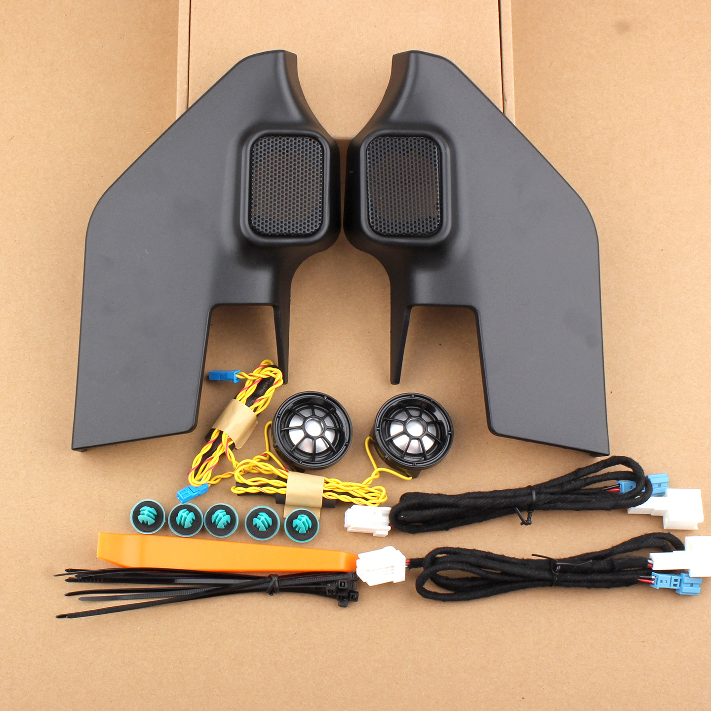 逍客奇骏阳光骊威骐达玛驰哈曼高音喇叭6.5寸低音网罩支架三角板