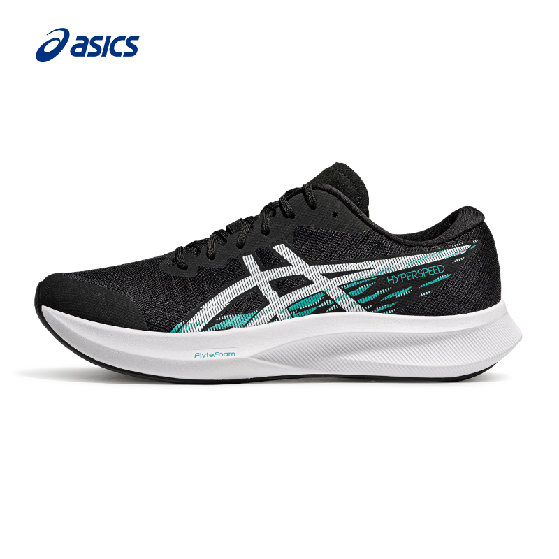 亚瑟士男性缓震抓地透气跑步鞋