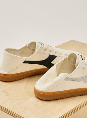 diadora/迪亚多纳男女春夏懒人鞋一脚蹬帆布休闲鞋Saunter SLIPON