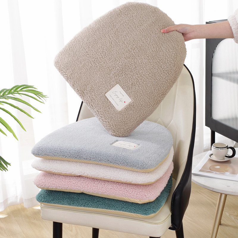 马蹄形餐椅坐垫现代办公室防滑羊羔绒椅子垫半圆形弧形轻奢凳子垫,居家布艺,椅垫,淘宝优惠券,粉丝福利购,淘宝优惠卷