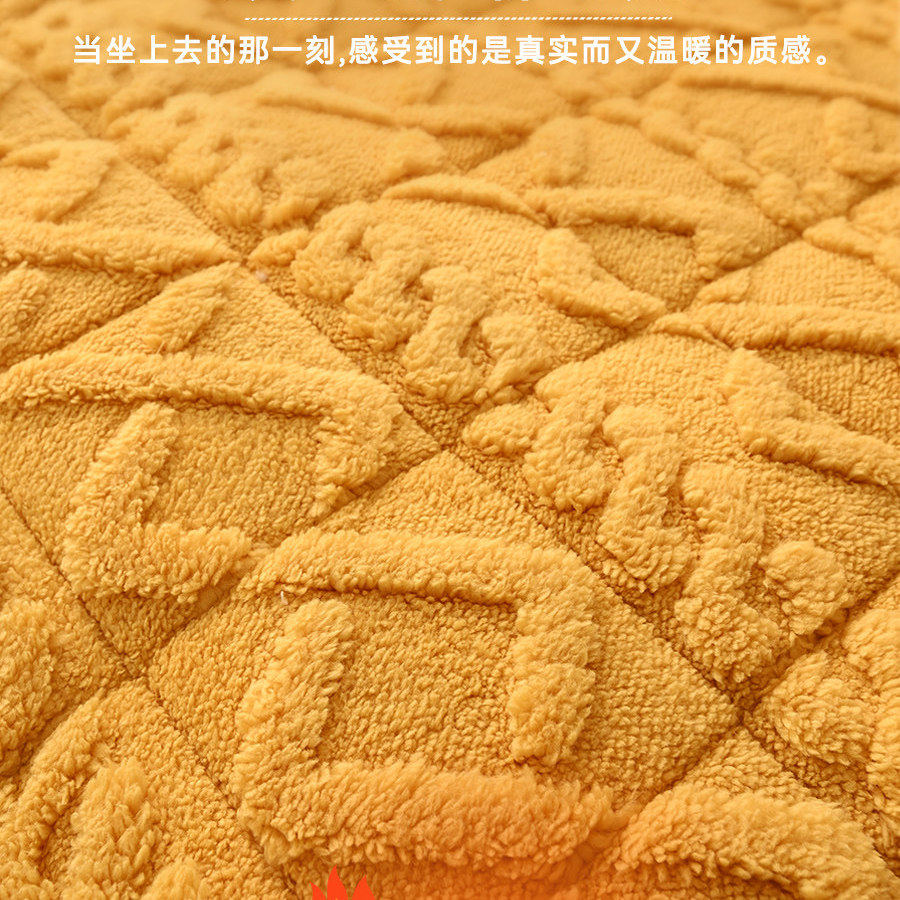 冬季舒棉绒沙发垫加厚毛绒坐垫子防滑红实木皮沙发坐垫奶油风新款,居家布艺,椅垫,淘宝优惠券,粉丝福利购,淘宝优惠卷