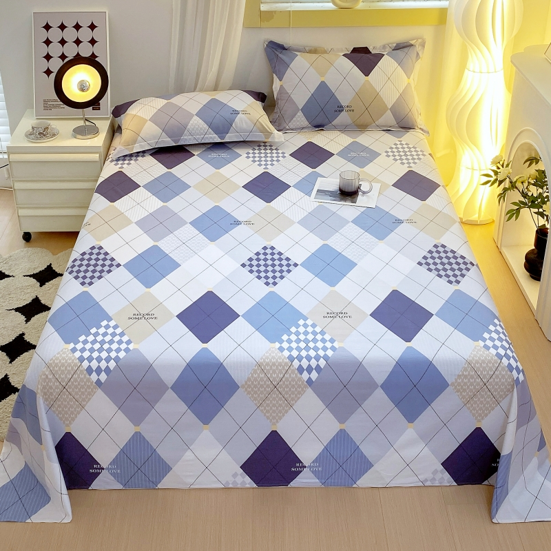 简约斜纹100%全棉床单