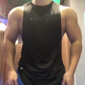 速干汗衫 马甲男宽松无袖 兄弟健身运动背心跑步训练坎肩薄款 肌肉衫