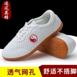 Дышащая кожаная летняя обувь, туфли, из натуральной кожи