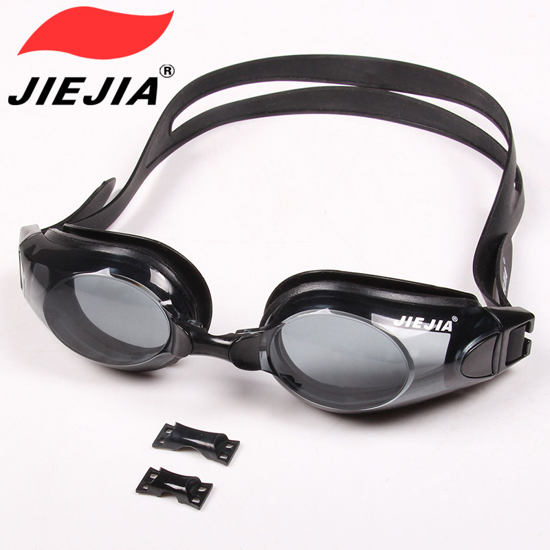 捷佳泳镜高清防雾防水近视带度数男女款专业潜水游泳眼镜泳帽装备