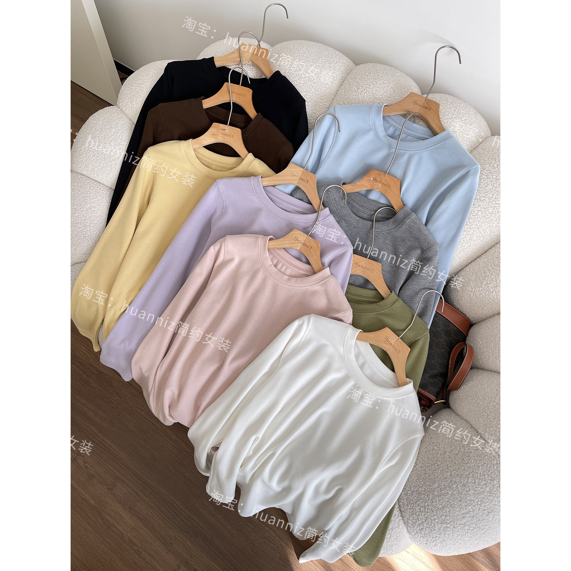 冬季加厚双面德绒保暖内搭糯米T