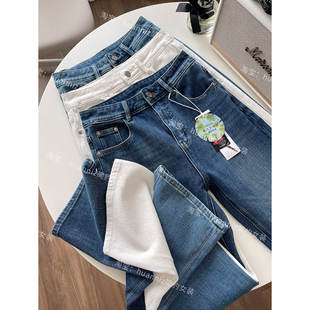 阔腿裤 长裤 拉腿神裤 高品莫代尔四面弹直筒牛仔裤 女 25秋季 超窄版