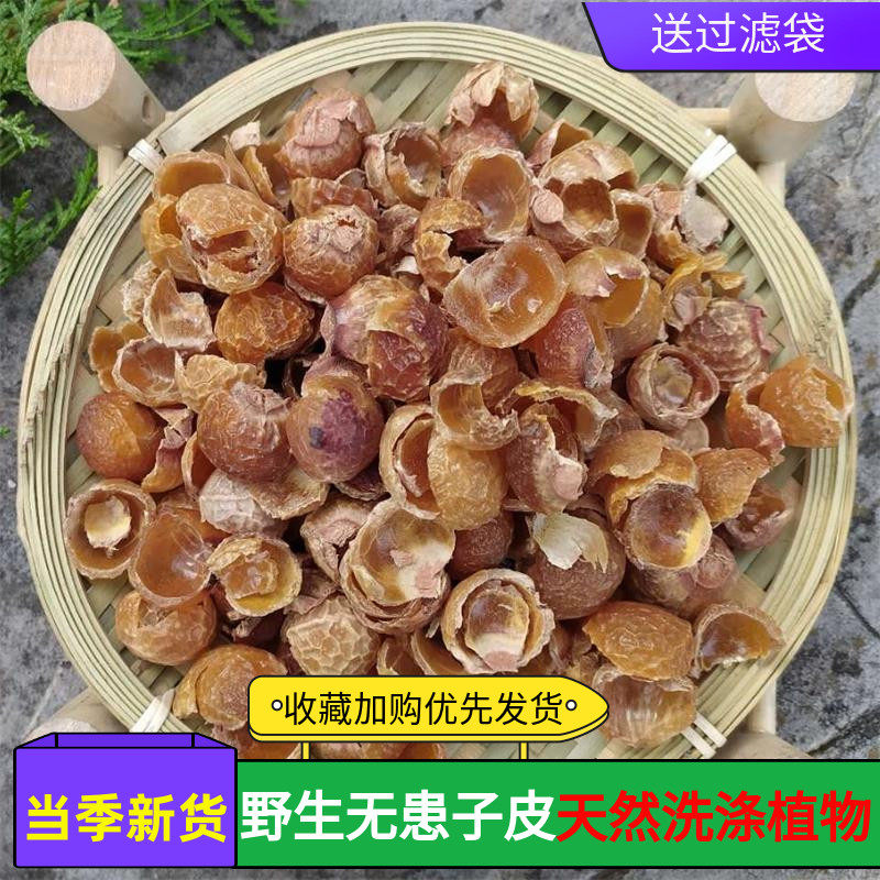无患子果皮野生洗手果新鲜去核圆皂角肥皂果无患子粉无患子果实
