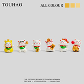 饰品礼物 创意打工人工位装 头号家 无聊送ta招财猫摆件祝福你