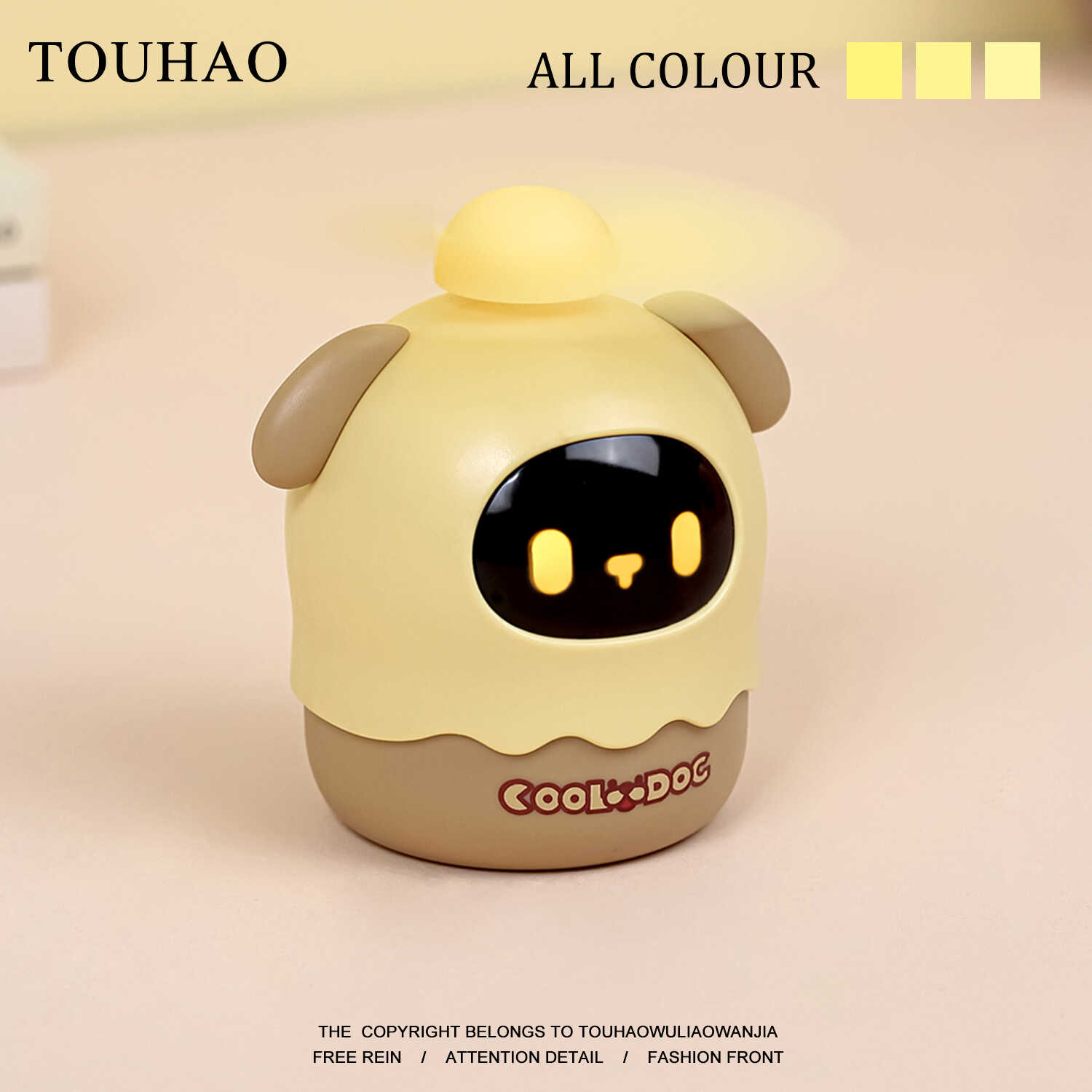 桌面手持充电可爱创意静音小风扇