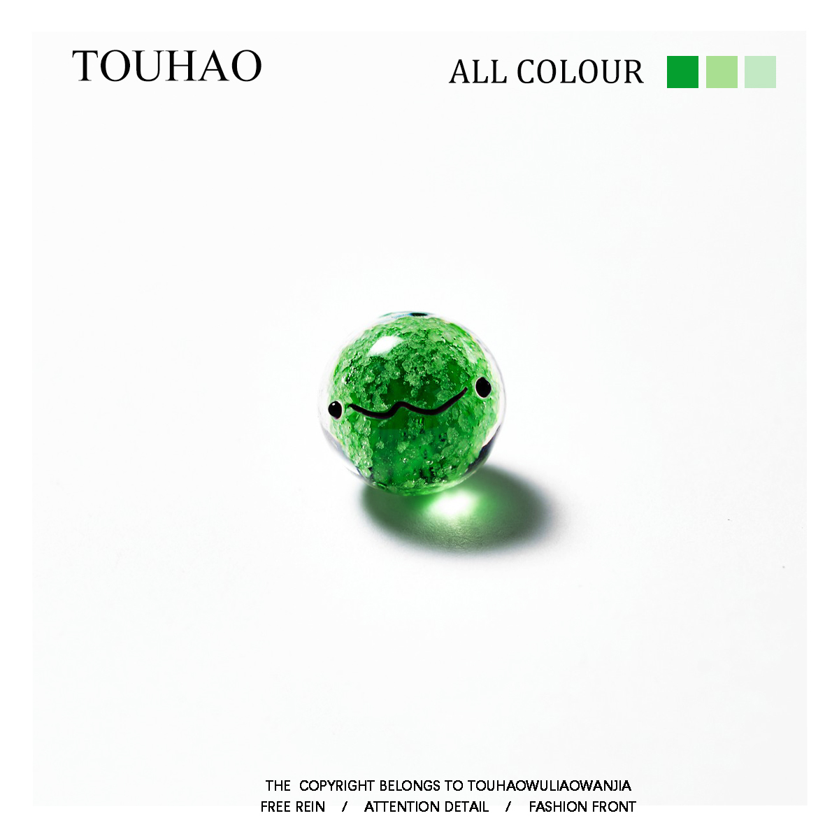 无聊了看看会发光的海藻玻璃球